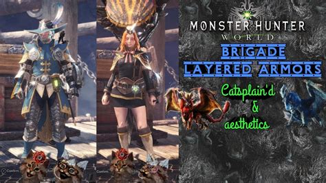 brigade armor mhw|mhw armor skills.